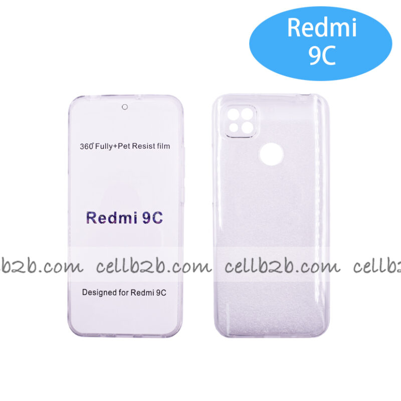 Funda para Xiaomi Redmi 9C Redmi 10A 360 Grados de Protección Doble