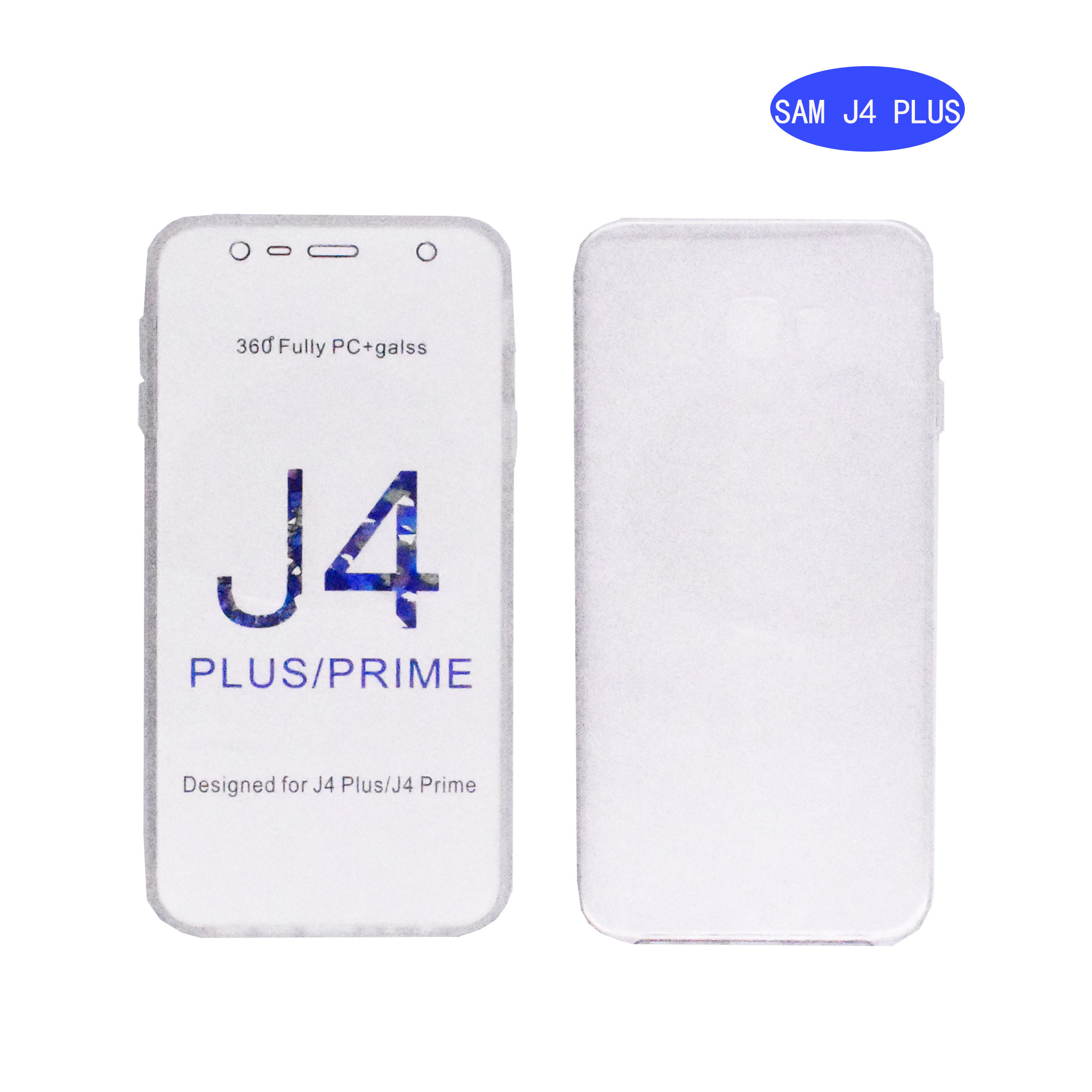 Funda Para Samsung J4 Plus 360 Grados De Protección Doble Cara Pc Tpu